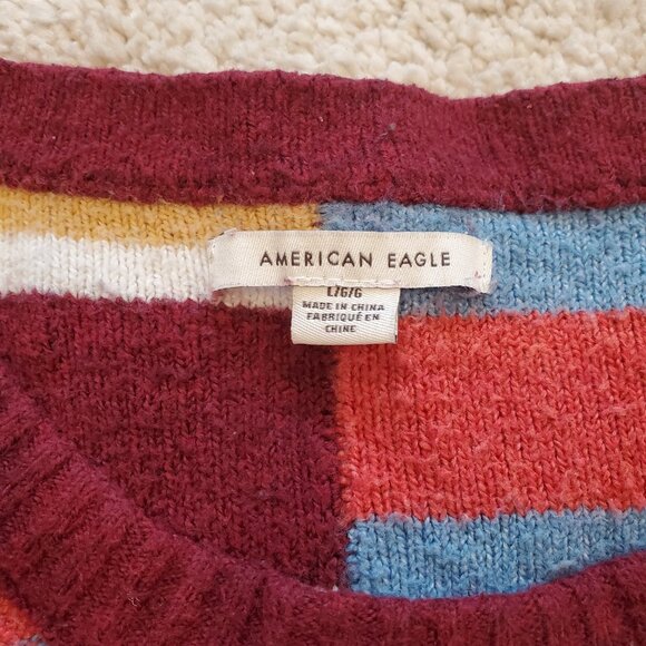American Eagle Colourblock Sweater - Picture 2 of 12